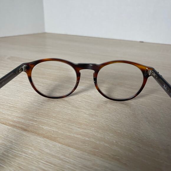 Ray-Ban RB5283 5607 Eyeglasses Brown Gray Round Frames Keyhole 49-21-145 - Picture 5 of 8